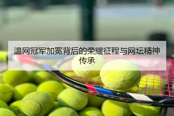 温网冠军加冕背后的荣耀征程与网坛精神传承